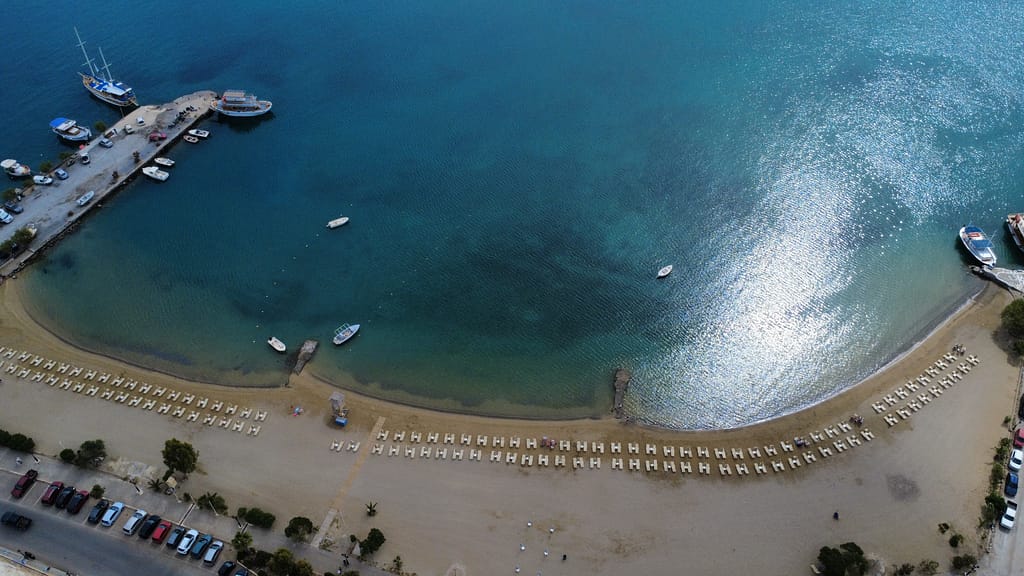 elounda main beach shisma blue flag winner