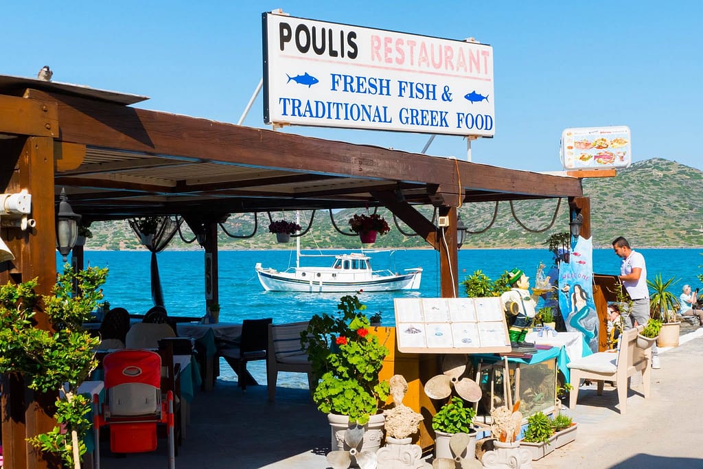 poulis restaurant elounda travel traditional seafood