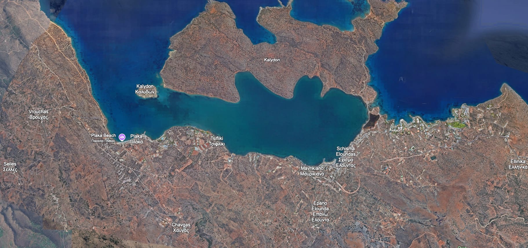 Elounda interactive map