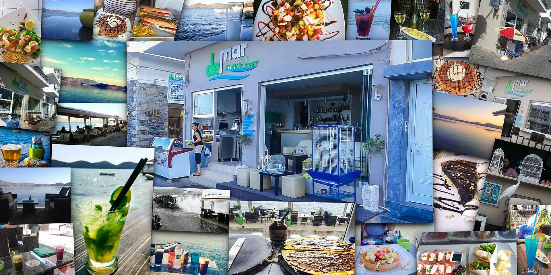 del mar snack bar cocktails all day bar elounda travel
